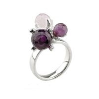 Anello 2Jewels Donna Sparkle in Argento Ametista 223046-17 - 223046-13